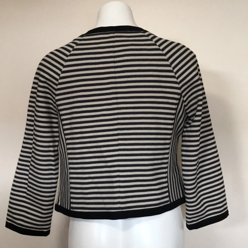 🐬 Banana Republic Striped Knit Blazer - Picture 11 of 13